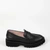 Footwear-ANDREA BIANI HAMPTON LOAFER BLACK LEATHER