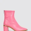 Footwear-ANDREA BIANI HUSH BOOT PINK LEATHER