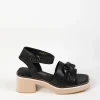 Footwear-ANDREA BIANI IMAGINE SANDAL BLACK LEATHER