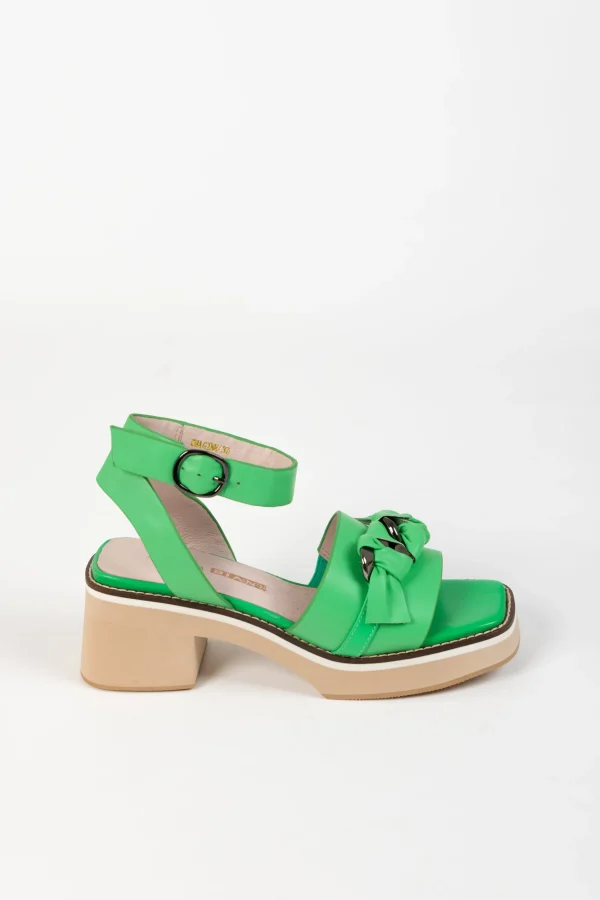 Footwear-ANDREA BIANI IMAGINE SANDAL SPEARMINT LEATHER