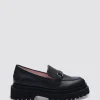 Footwear-ANDREA BIANI JOPLIN LOAFER BLACK LEATHER