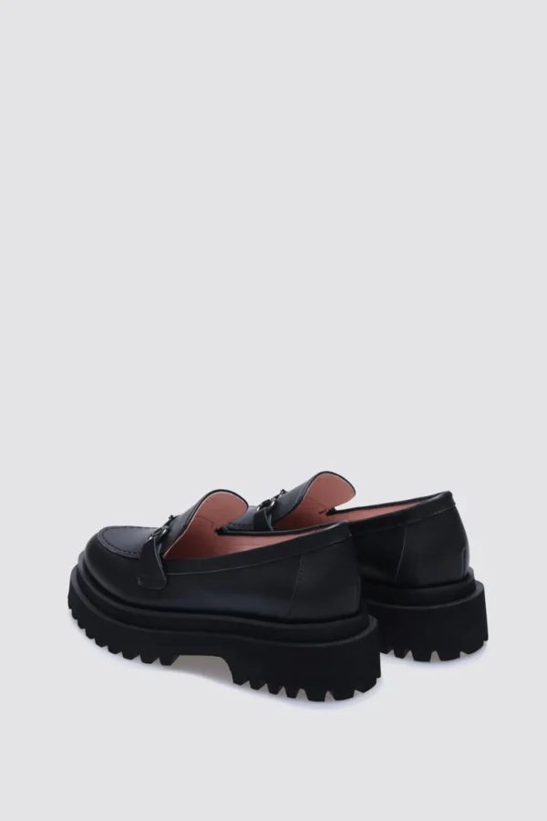 Footwear-ANDREA BIANI JOPLIN LOAFER BLACK LEATHER