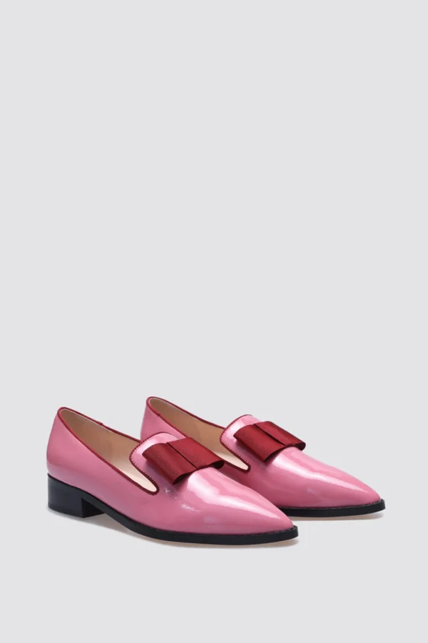 Footwear-ANDREA BIANI JUNIPER LOAFER PINK PATENT LEATHER