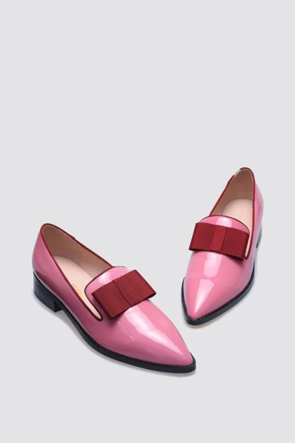 Footwear-ANDREA BIANI JUNIPER LOAFER PINK PATENT LEATHER