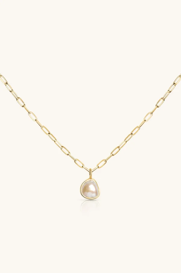 Freshwater Pearls | 18Kt Gold Plated-BLANK SPACE. BABY PEARL NECKLACE 18KT GOLD