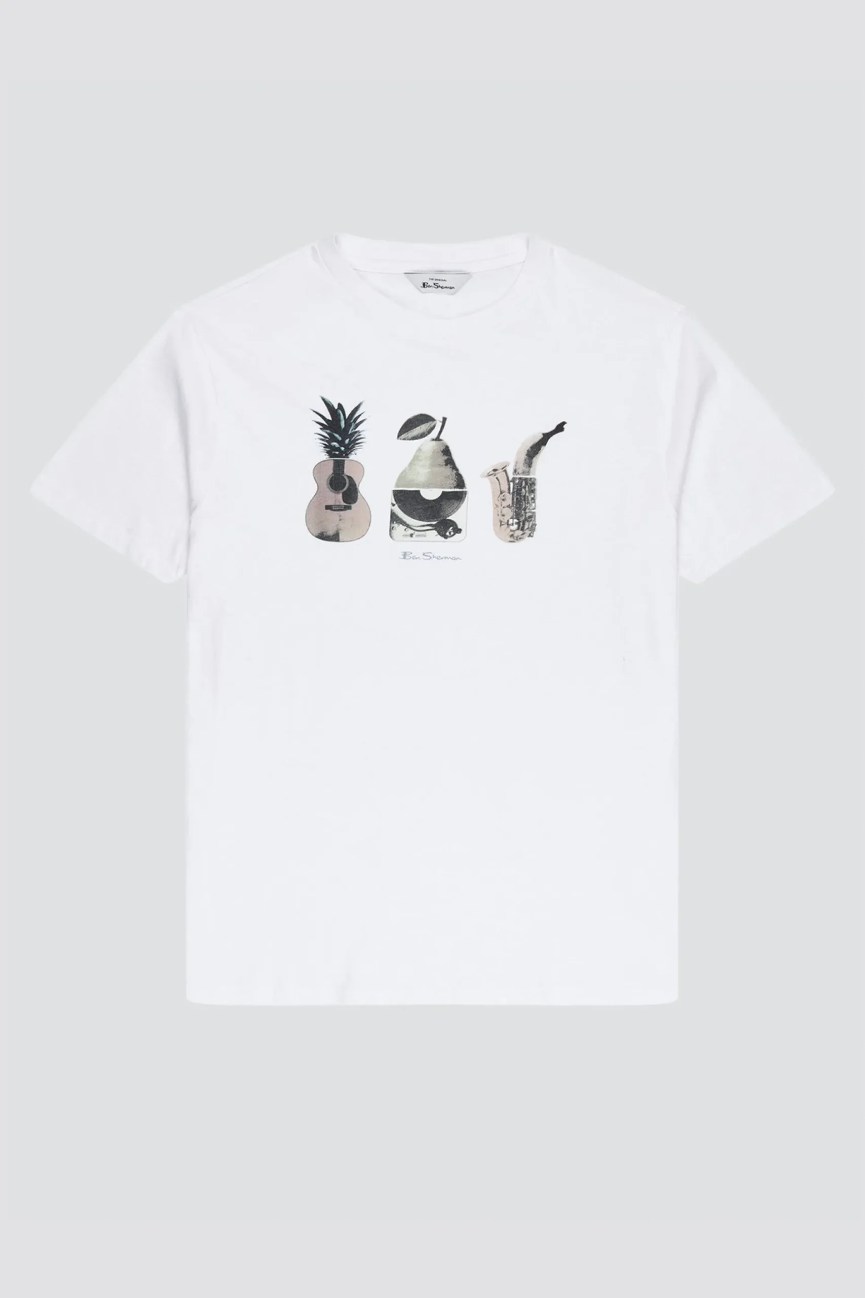 ben_sherman_banana_split__0.webp Tees & Tanks-BEN SHERMAN BANANA SPLIT TEE - WHITE