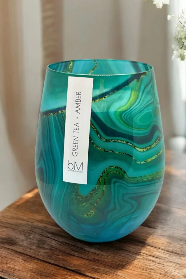 Candles & Room Fragrances-BLACKMILK GEM EMERALD GREEN TEA AMBER