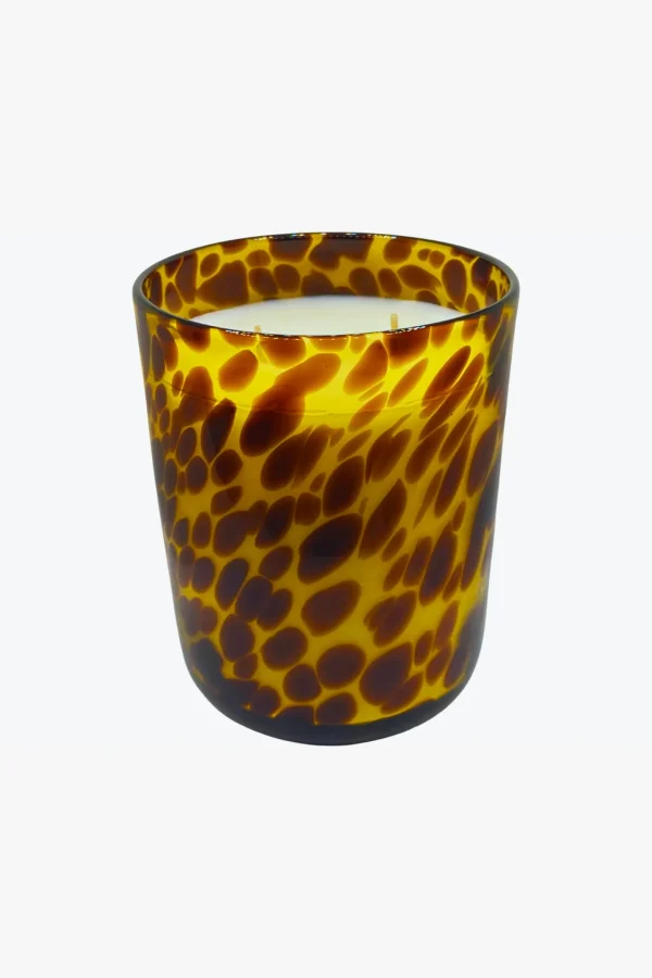 Candles & Room Fragrances-BLACKMILK JUMBO VOGUE LEOPARD CANDLE - BLACK RASPBERRY VANILLA