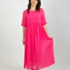 Dresses-BLANK SPACE LABEL ARC DRESS FLAMINGO