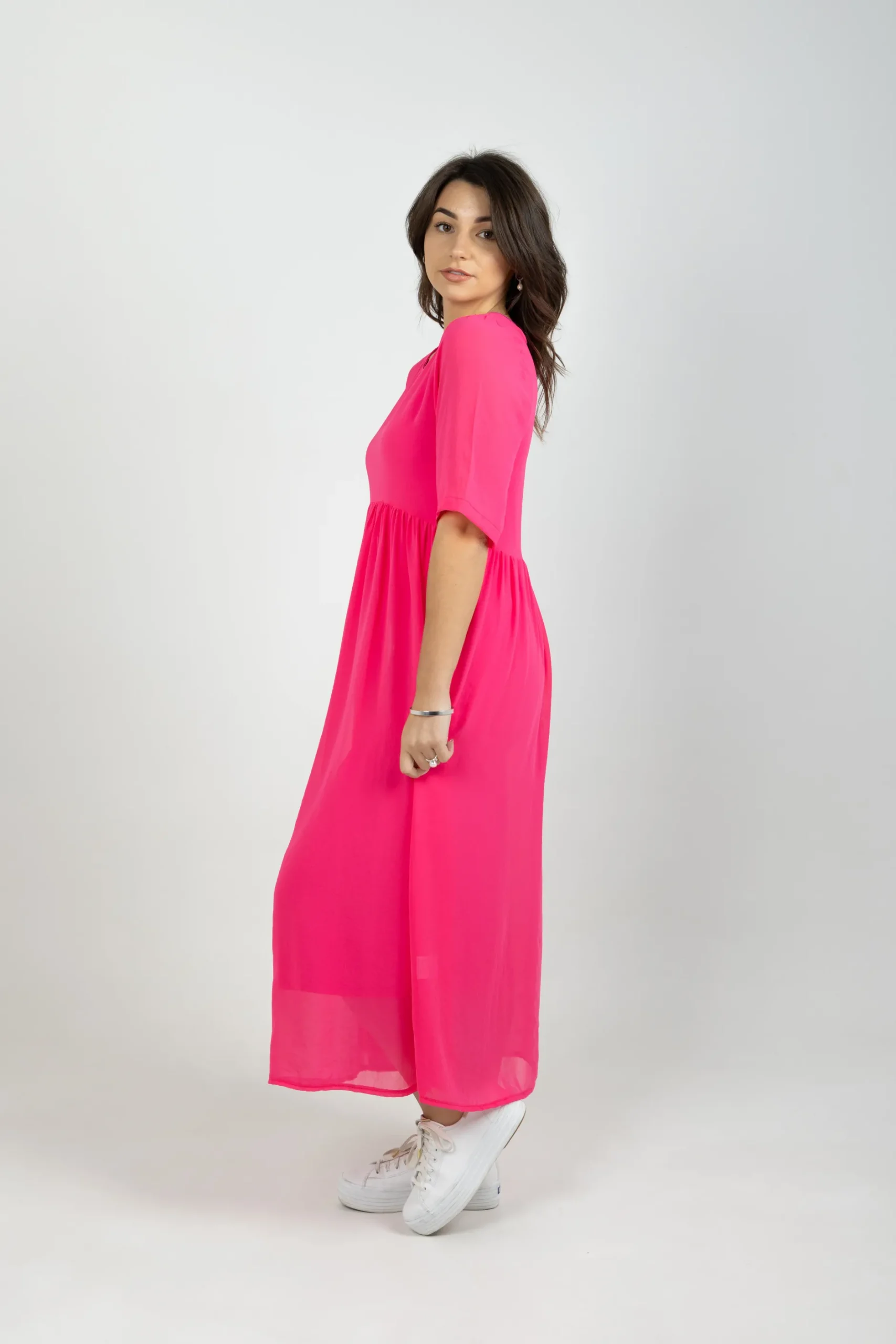 blank_space_label_arc_dre_2-1.webp Dresses-BLANK SPACE LABEL ARC DRESS FLAMINGO