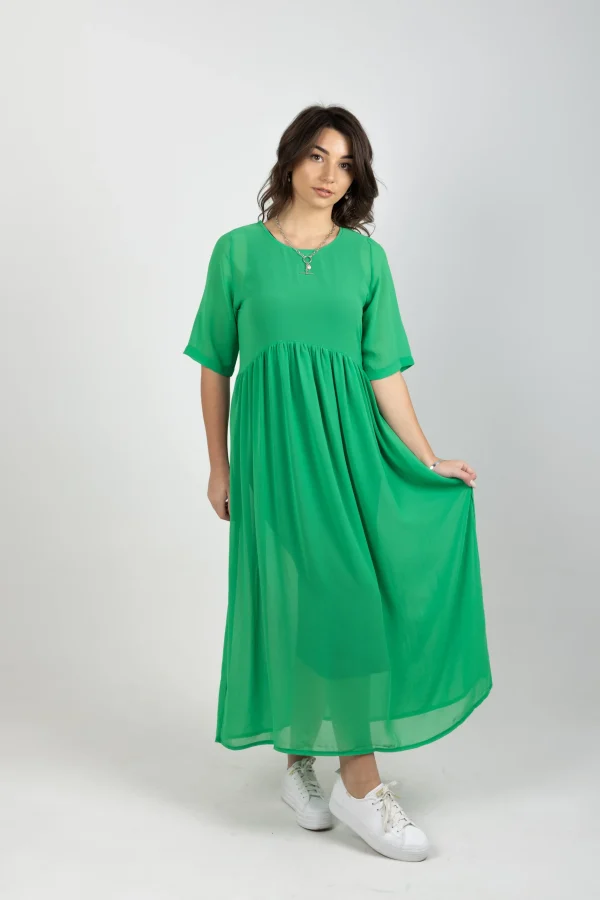 Dresses-BLANK SPACE LABEL ARC DRESS APPLE GREEN