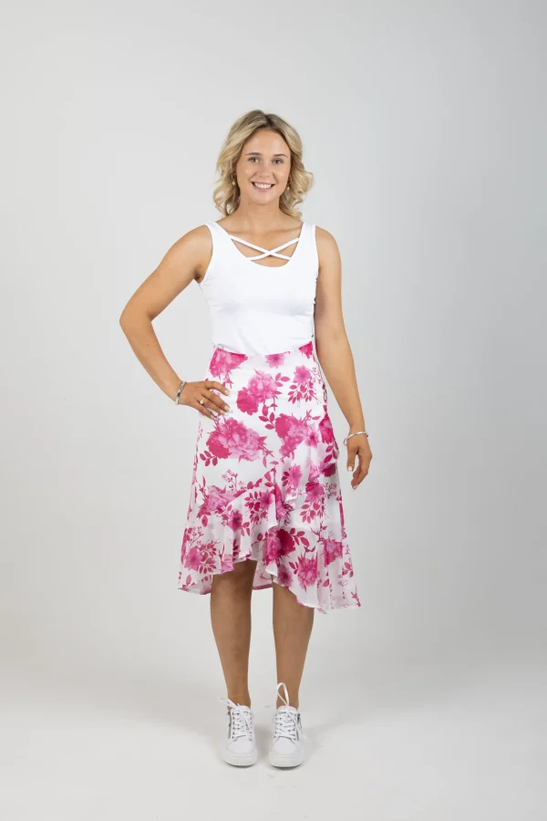 Skirts-BLANK SPACE LABEL ARIA SKIRT LOVE'S WHISPER