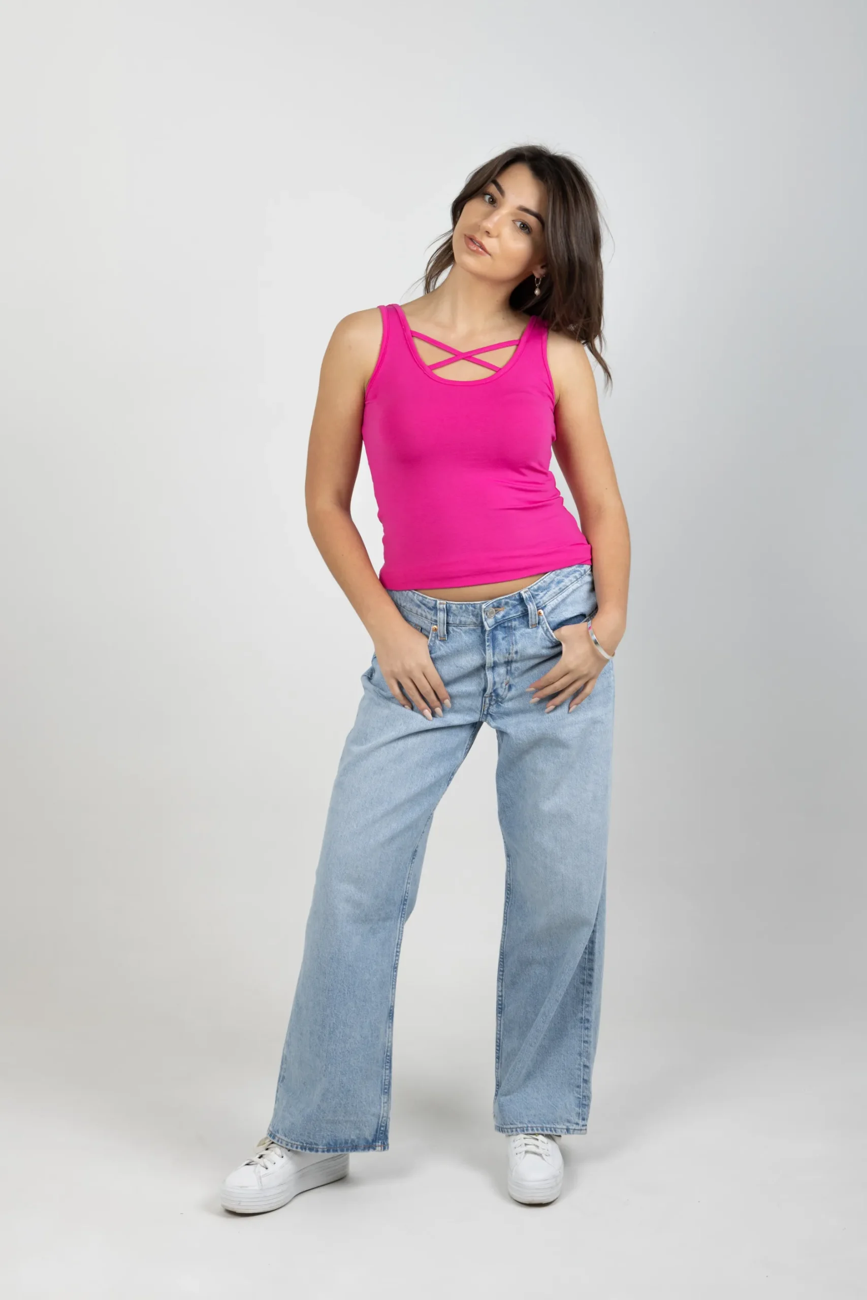 blank_space_label_ariana__4-1.webp Tees & Tanks-BLANK SPACE LABEL ARIANA TANK SHOCKING