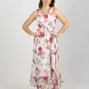 Dresses-BLANK SPACE LABEL CASEY DRESS MY SECRET GARDEN IVORY