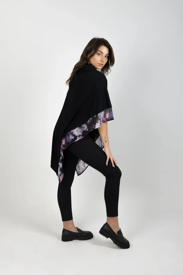 Sweaters & Knitwear-BLANK SPACE LABEL EMILY MERINO BLACK MOONLIGHT GARDEN