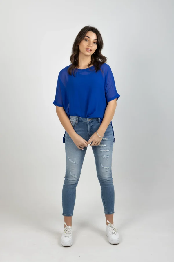 Shirts & Tops-BLANK SPACE LABEL GRACE TEE CAPRI