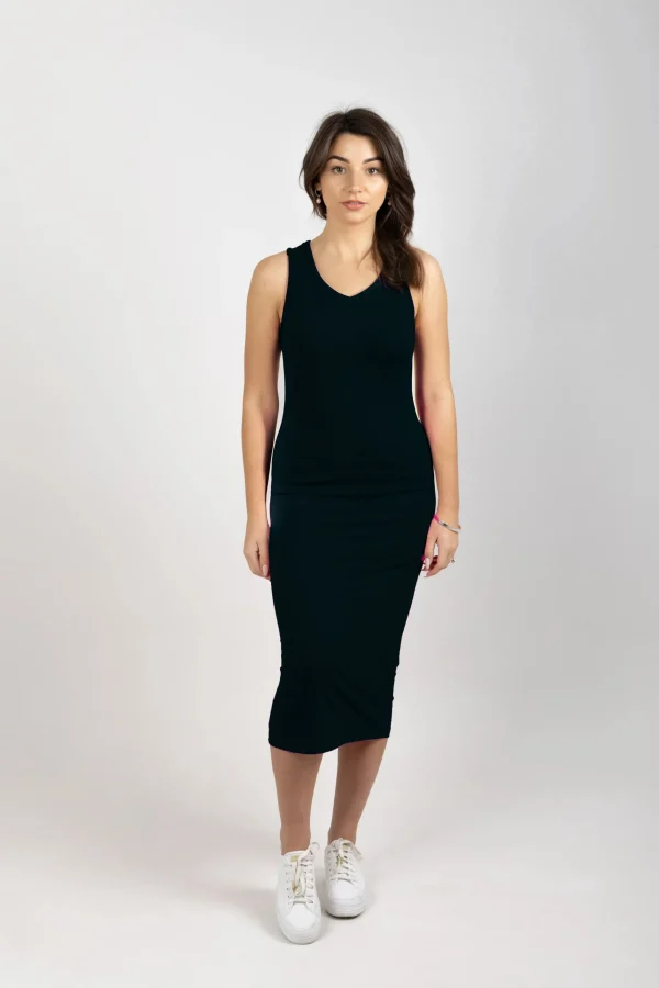 Dresses-BLANK SPACE LABEL HAVANA DRESS BLACK