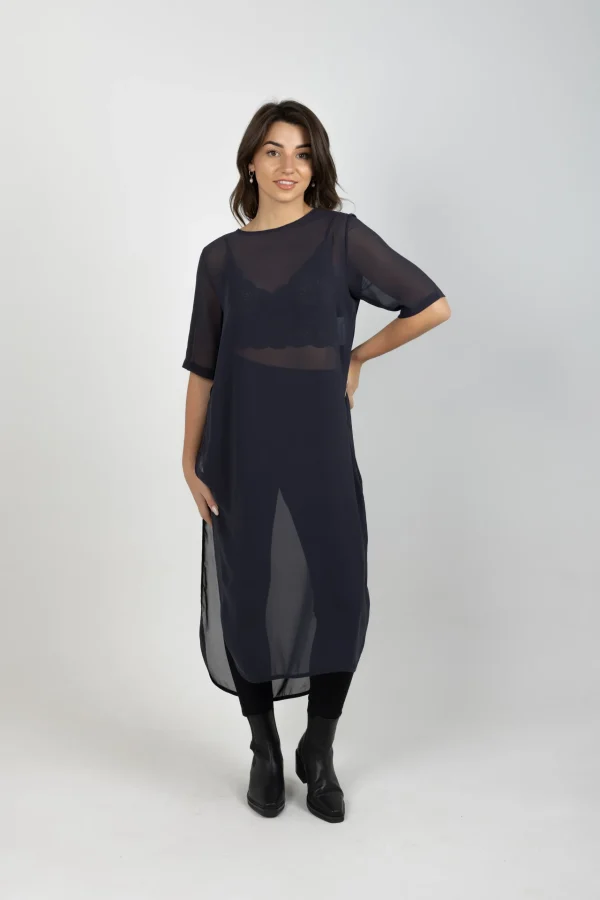 Dresses-BLANK SPACE LABEL HAZEEL TABARD GRAPHITE