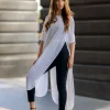Dresses-BLANK SPACE LABEL HAZEEL TABARD WHITE