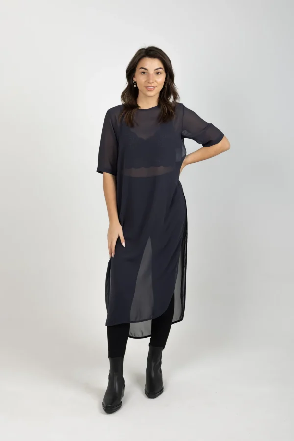 Dresses-BLANK SPACE LABEL HAZEEL TABARD GRAPHITE