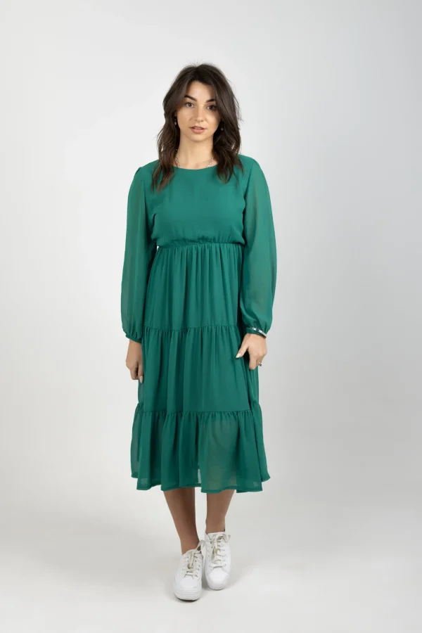 Dresses-BLANK SPACE LABEL ISABEL DRESS EMERALD