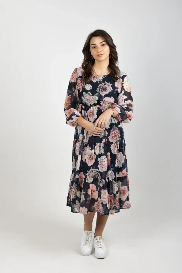 Dresses-BLANK SPACE LABEL ISABEL DRESS NIGHT ROMANCE