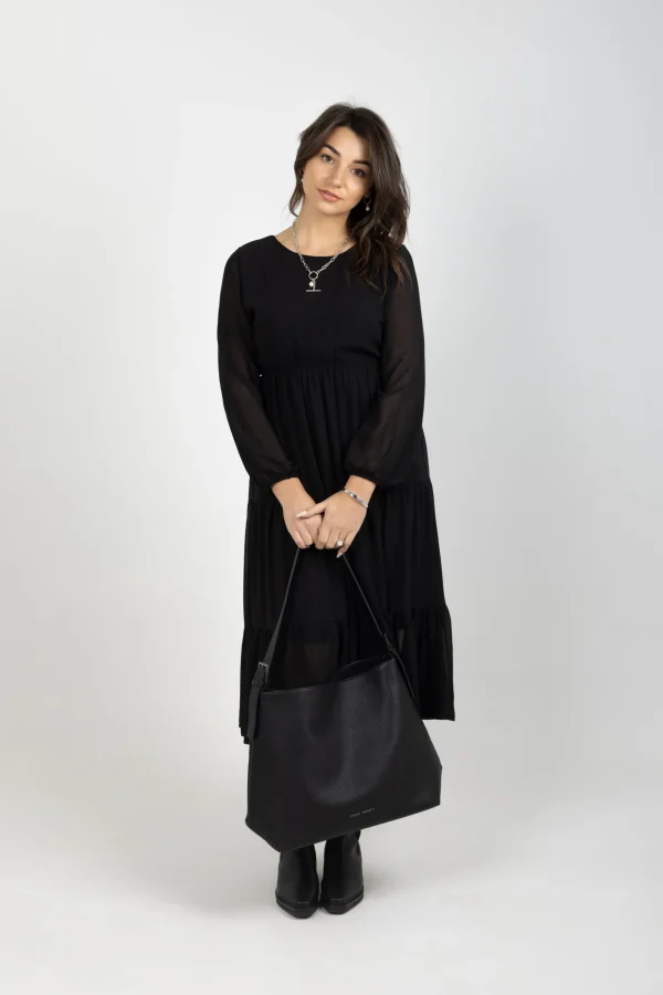 Dresses-BLANK SPACE LABEL ISABEL DRESS BLACK