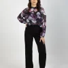 Shirts & Tops-BLANK SPACE LABEL JULIA TOP MOONLIGHT GARDEN