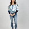 Shirts & Tops-BLANK SPACE LABEL LUCY TOP ENCHANTED GARDEN