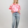 Shirts & Tops-BLANK SPACE LABEL LUCY TOP PINK PARADISE