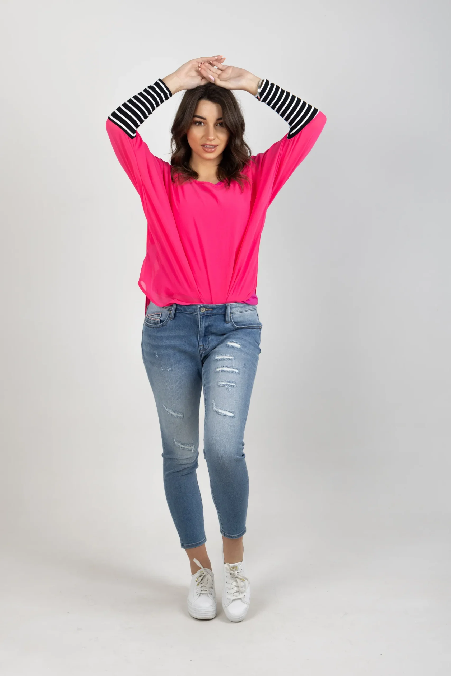 blank_space_label_lucy_to_3-3.webp Shirts & Tops-BLANK SPACE LABEL LUCY TOP FLAMINGO