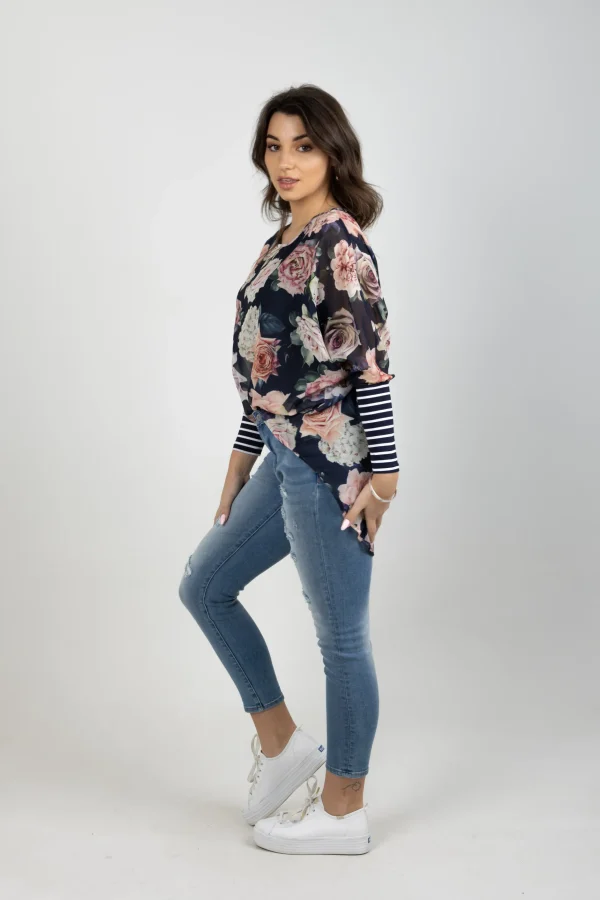 Shirts & Tops-BLANK SPACE LABEL LUCY TOP NIGHT ROMANCE