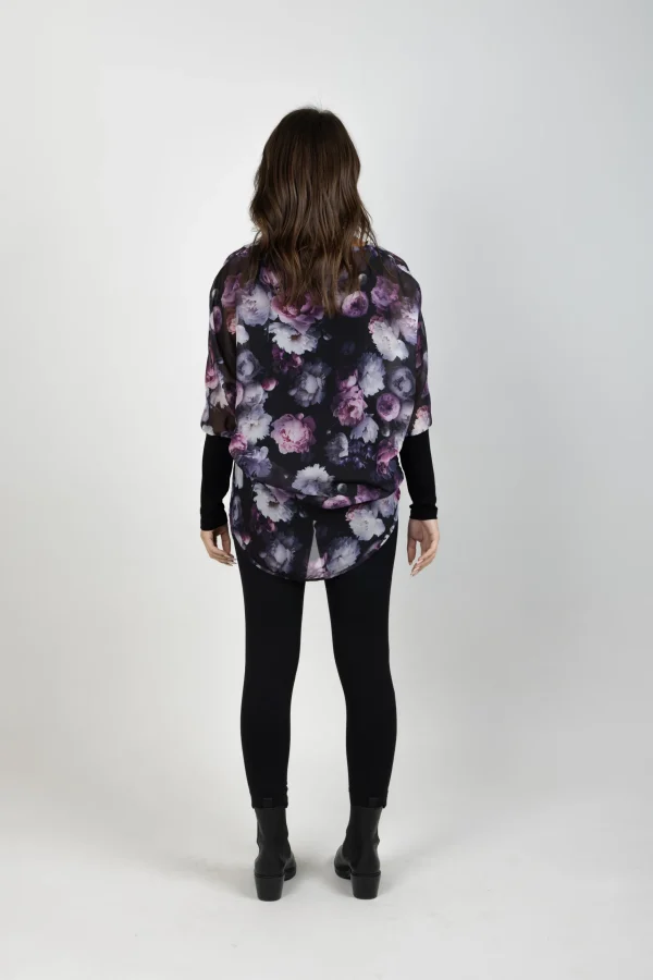 Shirts & Tops-BLANK SPACE LABEL LUCY TOP MOONLIGHT GARDEN
