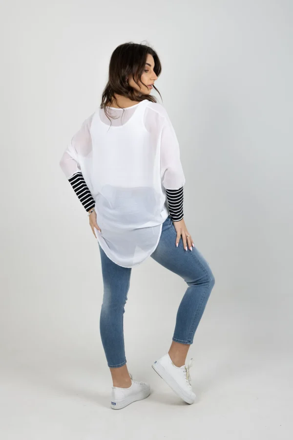 Shirts & Tops-BLANK SPACE LABEL LUCY TOP WHITE