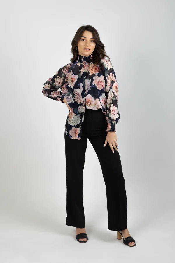 Shirts & Tops-BLANK SPACE LABEL MILAN SHIRT NIGHT ROMANCE