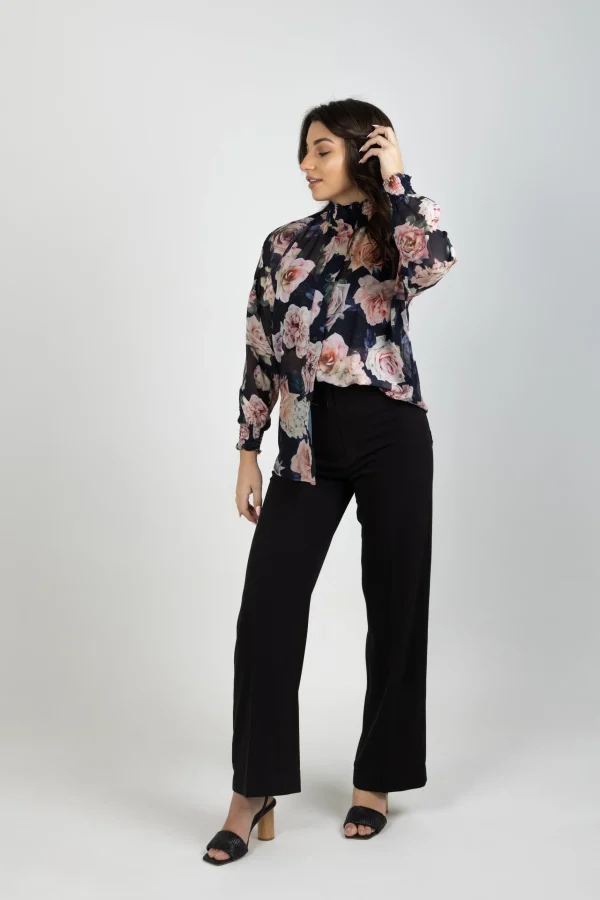 Shirts & Tops-BLANK SPACE LABEL MILAN SHIRT NIGHT ROMANCE