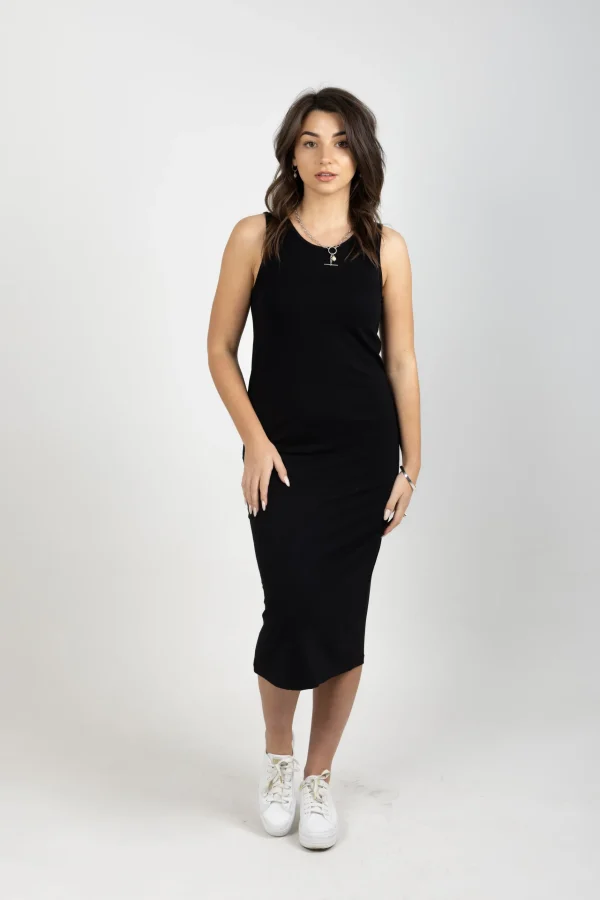 Dresses-BLANK SPACE LABEL MONTANA DRESS BLACK