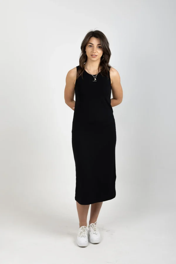 Dresses-BLANK SPACE LABEL MONTANA DRESS BLACK