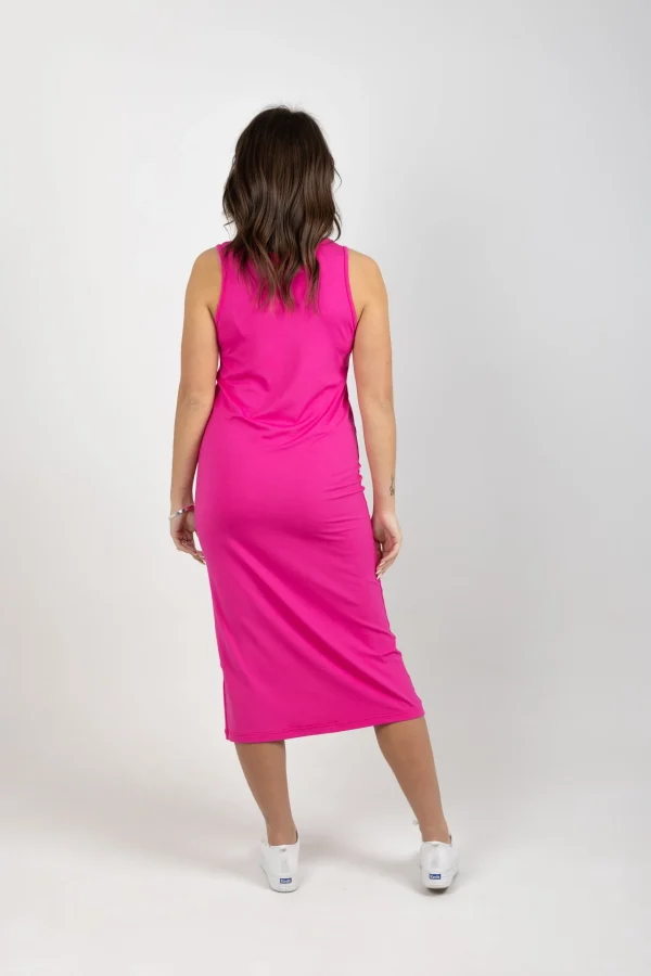 Dresses-BLANK SPACE LABEL MONTANA DRESS FLAMINGO