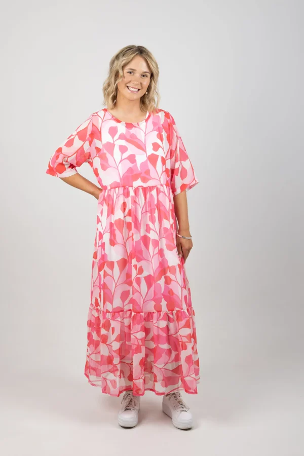 Dresses-BLANK SPACE LABEL RUBY DRESS PINK PARADISE