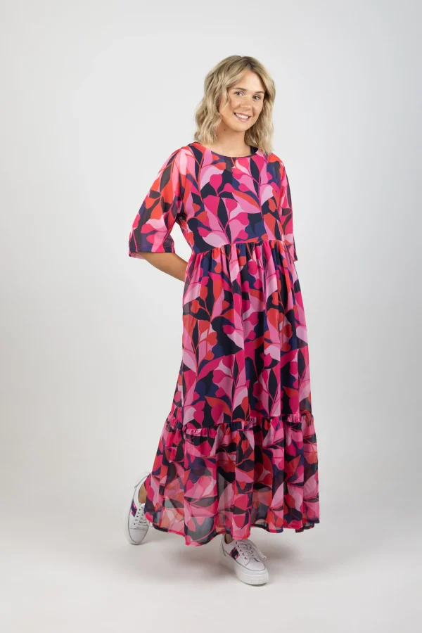 Dresses-BLANK SPACE LABEL RUBY DRESS CRIMSON CRAZE