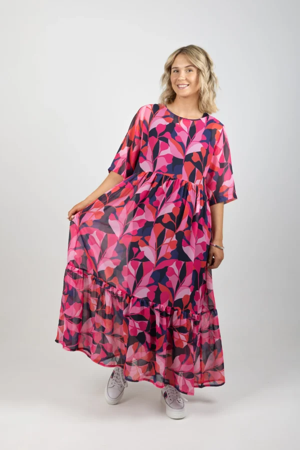 Dresses-BLANK SPACE LABEL RUBY DRESS CRIMSON CRAZE