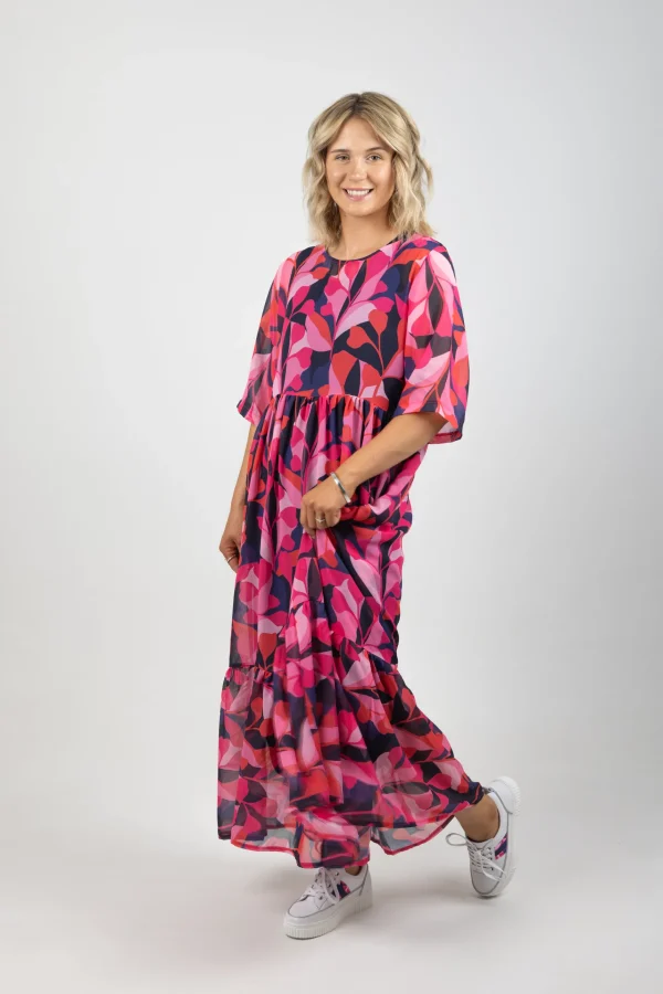 Dresses-BLANK SPACE LABEL RUBY DRESS CRIMSON CRAZE