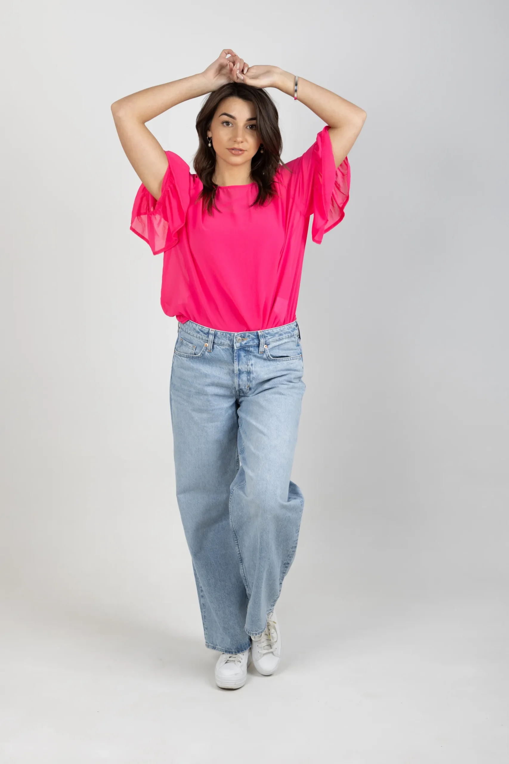 blank_space_label_sasha_t_0-4.webp Shirts & Tops-BLANK SPACE LABEL SASHA TOP FLAMINGO