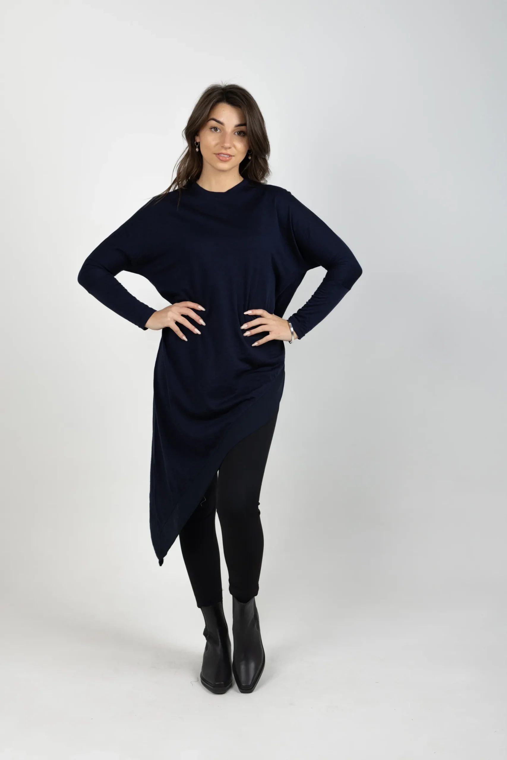 blank_space_label_sophie__1.webp Sweaters & Knitwear-BLANK SPACE LABEL SOPHIE MERINO NAVY