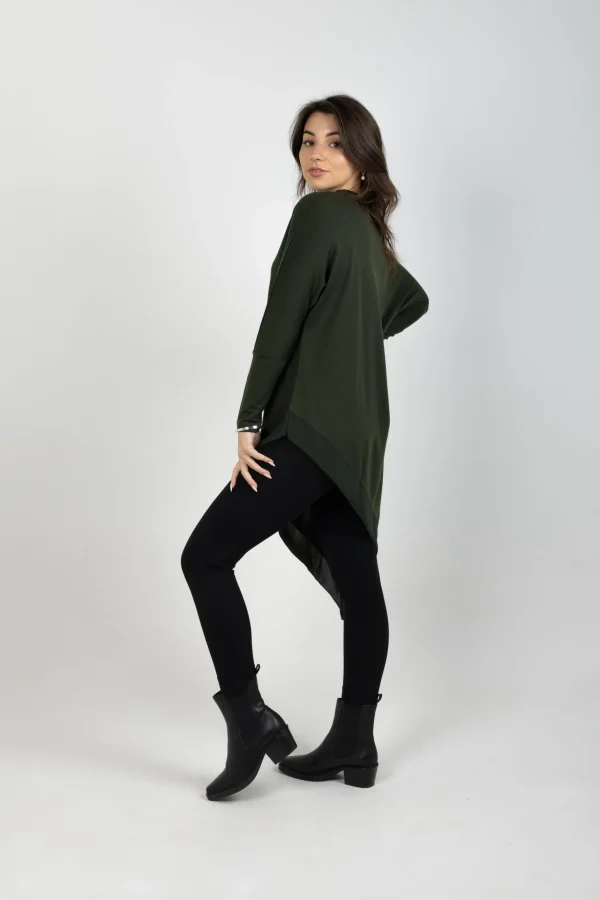 Sweaters & Knitwear-BLANK SPACE LABEL SOPHIE MERINO KHAKI