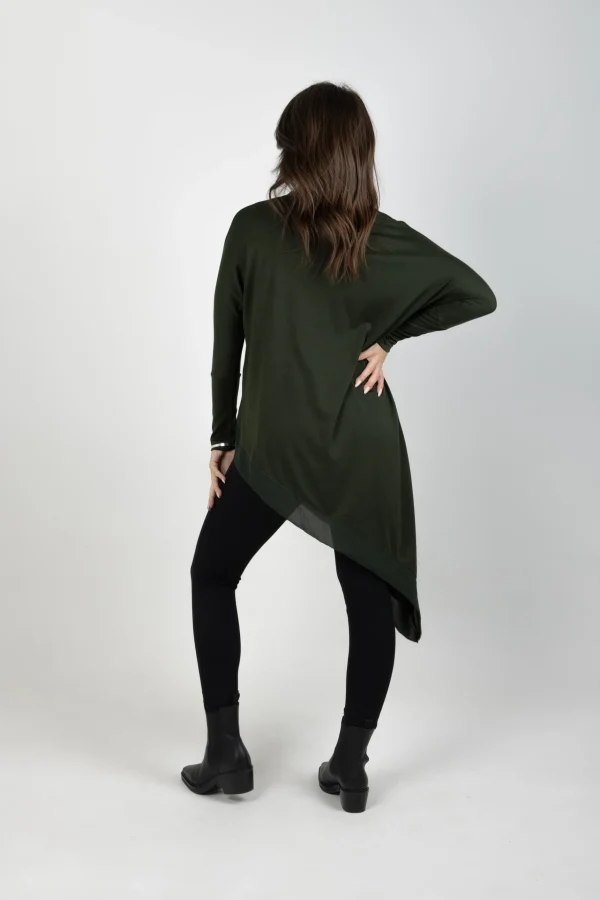 Sweaters & Knitwear-BLANK SPACE LABEL SOPHIE MERINO KHAKI