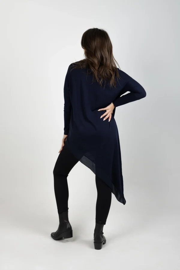 Sweaters & Knitwear-BLANK SPACE LABEL SOPHIE MERINO NAVY