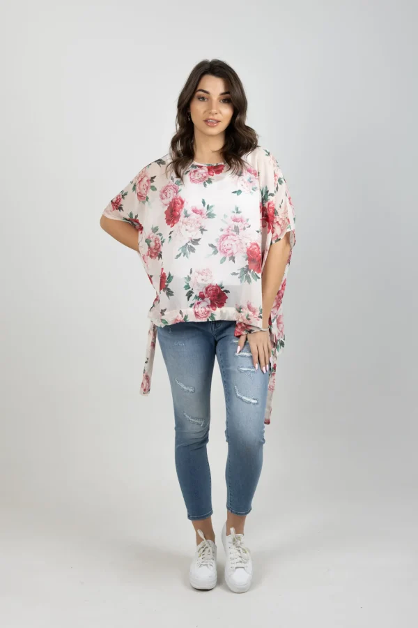 Shirts & Tops-BLANK SPACE LABEL SWIFT TOP SECRET GARDEN IVORY