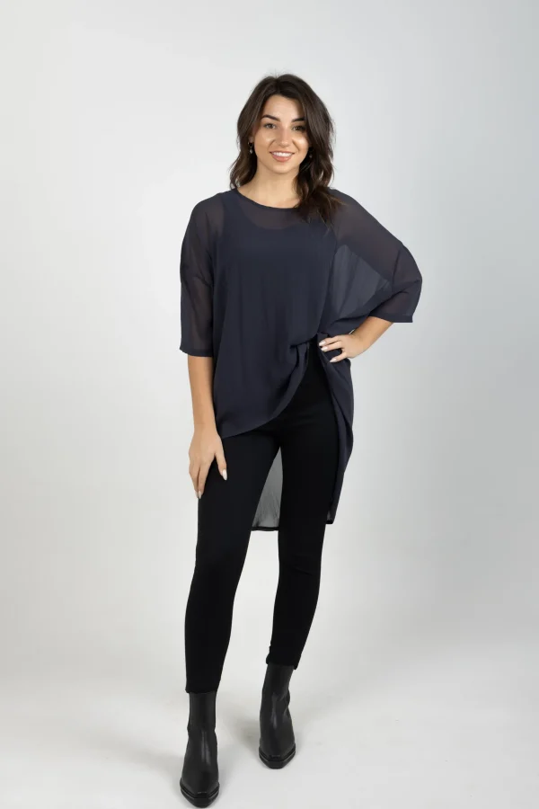 Shirts & Tops-BLANK SPACE LABEL TAYLOR TOP GRAPHITE
